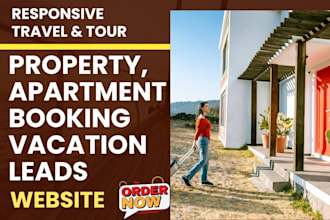 design travel tour, property apartment vikbooking lodgify website, travel leads