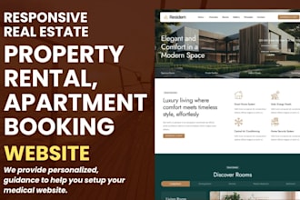 build apartment booking airbnb real estate website property rental website