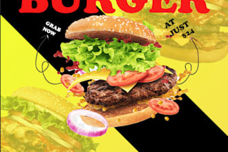 poster design for restaurant