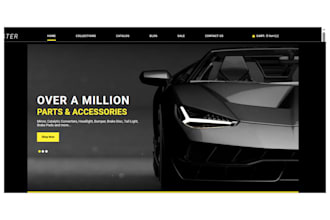 design car dealership shopify store auto parts car parts car dealer website