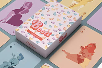 design card game 52 deck of playing card game tuck box board game rule book
