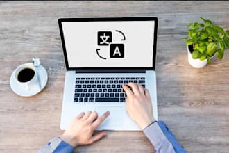 translate texts and provide fluent english support