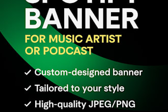 create custom spotify cover art for musicians and podcasters