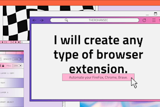create any type of browser extension