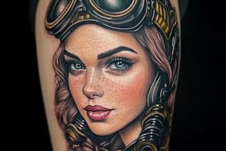 draw premium tribal, polynesian, and minimalist tattoos