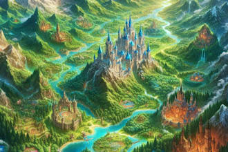 do a your fantasy city map