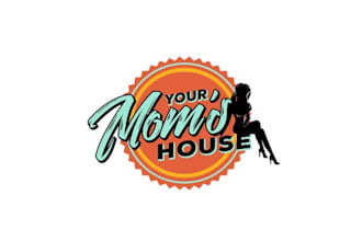 design modernized icon trendy bar logo