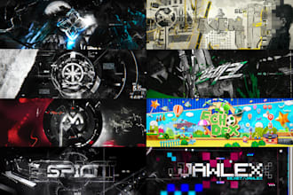 design a top quality twitter or youtube header