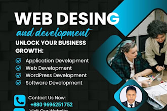 build a custom web application and dynamic website