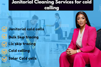 janitorial cleaning service, cold call janitorial cleaning, solar cold calls
