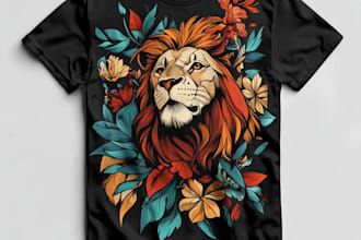 do amazing cartoon t shirt design for you