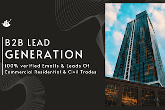 do b2b lead generation and data scraping
