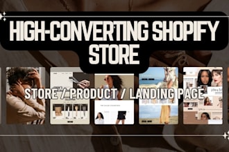 build one product shopify landing page with pagefly, shogun, gempages, zipify