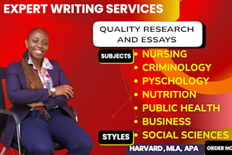 do public health, psychology, nursing, case study analysis, research and summary