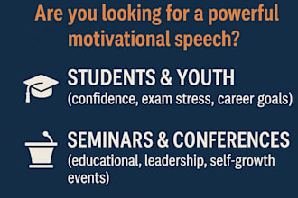 write eloquent and vibrant speeches