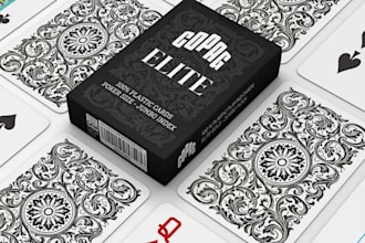 create card game design flash card playing card card box for your table top game
