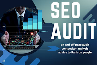 do website SEO audit report, competitor analysis, keyword research technical