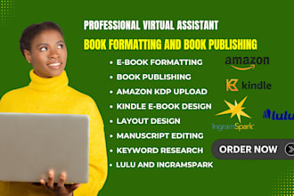 edit, format and publish book, ebook on amazon kdp, kindle ebook, kdp upload