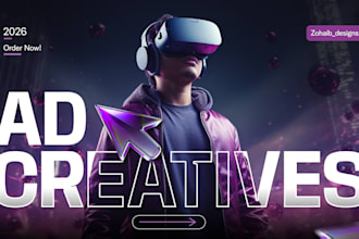design high converting static ads for your brand or campaign