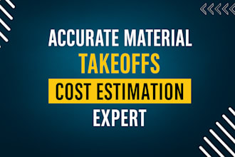 do mechanical hvac cost estimation, quantity takeoff, and material take off