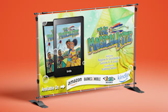 create signage, banner for children book promotion any size