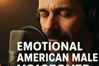 record your professional emotional message voiceover