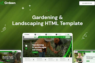 design landscaping website gardening website lawn care pressure washing website