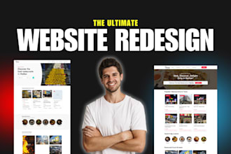 redesign or revamp your wordpress website using elementor pro