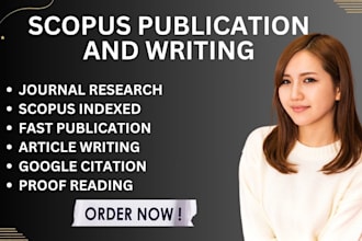 assist with scopus publication and journal submission support