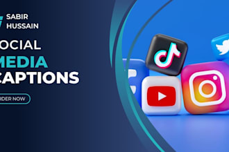 write captions for your social media posts