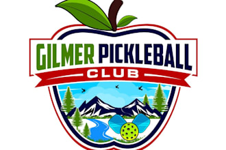 design modern pickleball logo with free unlimited revisions