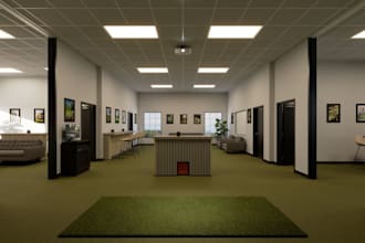 craft immersive 3d spaces using enscape for simulators, gyms, and interiors