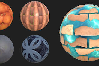 do 3d pbr nonpbr custom tile texture material