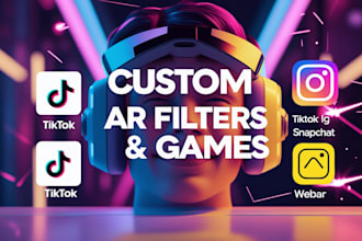 create advanced ar filters for instagram tiktok and snapchat