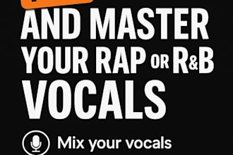 mix and master your rap or rnb vocals professionally