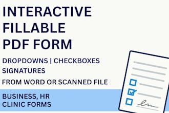 create interactive and fillable PDF forms in adobe acrobat