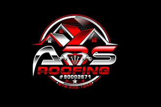create wonderful and excellent roofing logo design