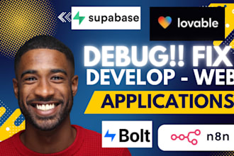 build deploy fix, debug errors in lovable ai, supabase, bolt