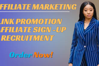 promote your affiliate link and boost signups