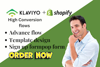 build high converting klaviyo email flows and automation for your shopify store