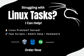 linux and web problem solver ,fast fixes small projects