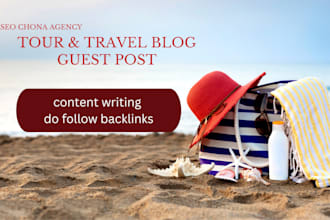 write and publish travel, hotel guest post backlinks