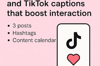 write viral instagram and tiktok captions with hashtags and cats