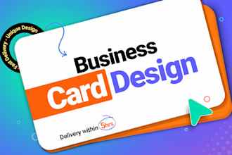 design professional and modern business cards