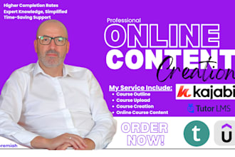 do online course creation for tutor lms, articulate, udemy, thinkific or kajabi