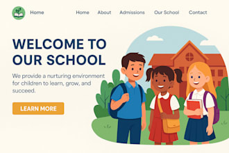 create wordpress lms, learndash, or elearning website with elementor lms website