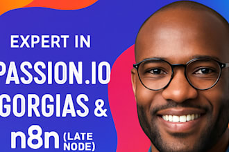 setup passion io, gorgias and late node n8n automation