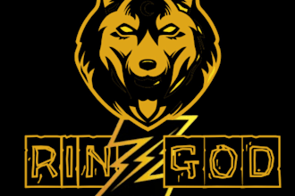 design a clean, custom logo for your brand or gaming identity