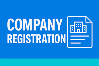 register your company name, legal entity, and commercial certificate