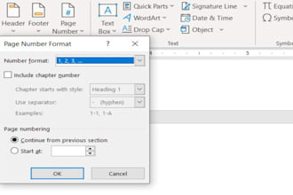 make your microsoft word page numbers, headers, and footers
